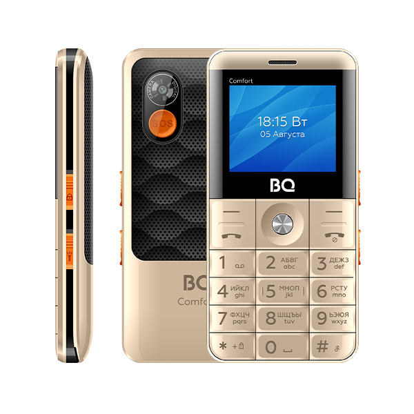 Купить Мобильный телефон BQ 2006 Comfort Gold+Black